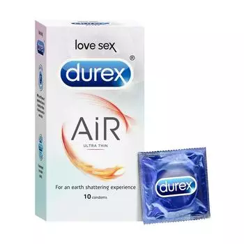 Презервативы ультратонкие (10 шт), Air Ultra Thin Condoms, Durex