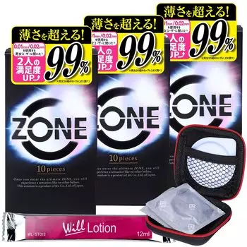 Презервативы ZONE 10 штук, коробки Zone 3, оригинальный набор презервативов, в комплекте 12 мл.
