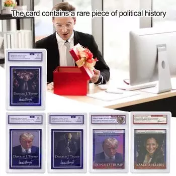 Президентская коллекционная карточка Американские политики Сувенирная карточка Политические памятные вещи Коллекционная карта Подарок для любителей исторических сувениров