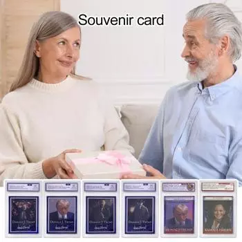 Президентская коллекционная карточка Американские политики Сувенирная карточка Политические памятные вещи Коллекционная карта Подарок для любителей исторических сувениров