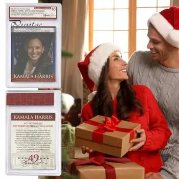 Президентская коллекционная карточка Американские политики Сувенирная карточка Политические памятные вещи Коллекционная карта Подарок для любителей исторических сувениров A