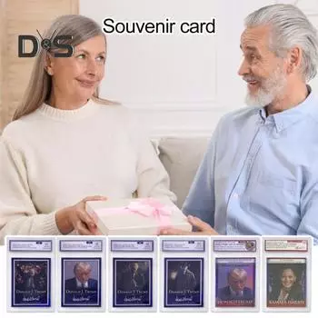 Президентская коллекционная карточка Американские политики Сувенирная карточка Политические памятные вещи Коллекционная карта Подарок для любителей исторических сувениров A