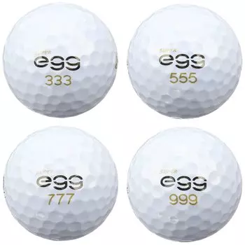 PRGR Golf Ball SUPERegg 19NEW SUPERegg BALL DZ GB1031 Pearl White