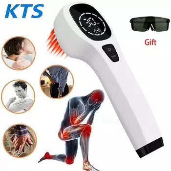 Прибор 2x808nm 12x650nm терапии красного света KTS облегчение боли терапии ближнего инфракрасного света белый