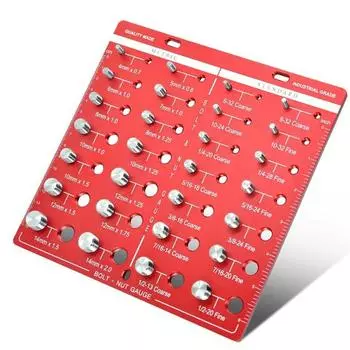 Прибор для проверки резьбы, устойчивый к коррозии, прочный, портативный, стандартный дюймовый резьбовой калибр