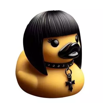 Приборная панель автомобиля Сатана Дьявол Утка Статуэтка Deathrocker Дьявол Утка Украшение Книжная полка Декор рабочего стола Новинка Автомобильные аксессуары