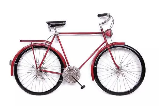 Приборная панель велосипеда красная