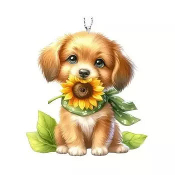 Причудливое акриловое подвесное украшение, отлично подходящее для салона автомобиля и забавные рождественские аксессуары для елки