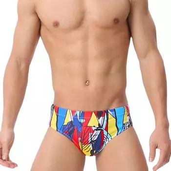 Pride Day Модные полоски Сексуальные мужские короткие сексуальные купальники с принтом для мужчин Купальники для серфинга с низкой посадкой M синий