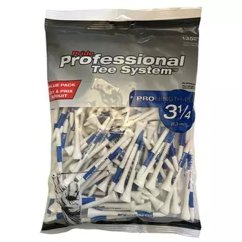 Pride Professional Tea System Plus 135 шт. 3-1/4 Профессиональная длина Ти,