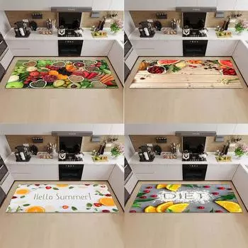 Придверный коврик, ковер для кухни, спальни, нескользящий пол, балкон, коридор, длинный ковер, прикроватный коврик для гостиной 50x80cm