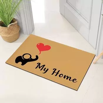Придверный коврик, можно стирать вручную, нескользящий, подходит для использования в помещении и на улице, идеальный подарок для любителей кошек и собак на Рождество. 40cmx60cm