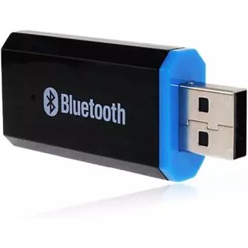 Приемник Bluetooth для автомобильной стереосистемы, адаптер Bluetooth для домашней стереосистемы, беспроводной музыкальный адаптер, портативные колонки, автомобиль(AUX IN) с кабелем 3,5 мм (ЧАС) LY-Новый 5.72*2.41*1.02cm синий/чёрный