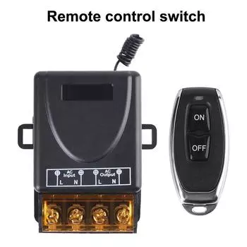 Приемник Лампы Настенный выключатель света Реле водяного насоса Беспроводной DC12-72V/AC85-265V RF433Mhz 30A Управление автомобильными аксессуарами Выключатель дистанционного управления Универсальный One Drag One