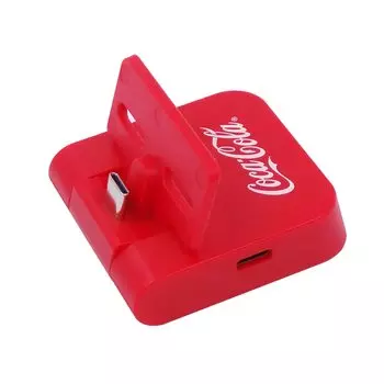 Prif Nintendo Switch Портативная зарядная док-станция CocaCola Switch Зарядная стойка Лицензированный продукт USB-C Coca-Cola красный