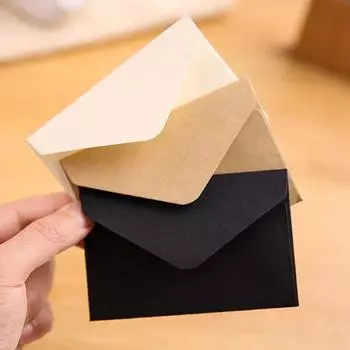 Приглашение на свадьбу из бумаги, крафт-бумага, пустой конверт, держатель для карт, конверт с окошком, маленький бумажный конверт чёрный