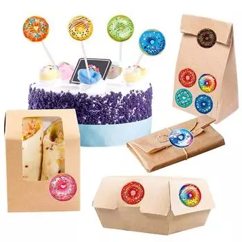 Приглашения Дневник Наклейки Еда Мотоцикл Аксессуары X084 A09-500pcs-2.5cm