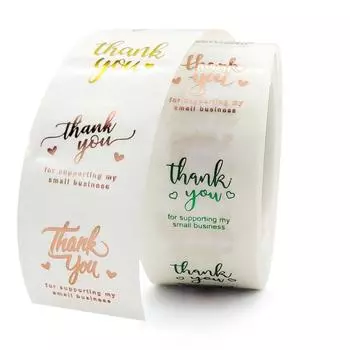 Приглашения Наклейки на еду 3 стиля Спасибо Эстетическая канцелярия X037 A26-500pcs-2.5cm