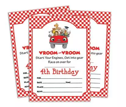 Пригласительные открытки на день рождения Darling Souvenir White, 28 шт., заполните или напишите пустые приглашения, распечатанные на принтере, принадлежности для вечеринок, 5 x 7 дюймов 5 x 7 Inches белый