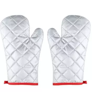 Прихватки для барбекю в микроволновой печи, хлопковые милые прихватки для духовки, термостойкие льняные прихватки, нескользящие кухонные инструменты для приготовления пищи