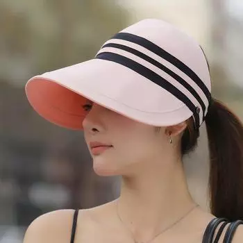 Прикасающееся к коже ледяное ощущение, двусторонняя шляпа с большим краем, новая летняя шляпа с большим краем, закрывающая лицо, с солнцезащитным кремом M56-58cm