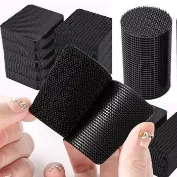 Прикрепить автоклеящийся ремень-липучку противоскользящая универсальная швейная заплатка DIY диванная подушка застежка-липучка самоклеящаяся фиксированная 10pair (20pcs)