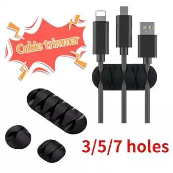 Прикрепляет кухонные USB-аксессуары для ванной комнаты Кабельная полка Хомут Органайзер Держатель Клавиатура Крепеж для многоразового использования Управление Крепеж для мыши