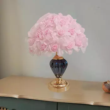 Прикроватная лампа, декоративный столик для комода, спальня в общежитии, синий, розовый Blue Pink
