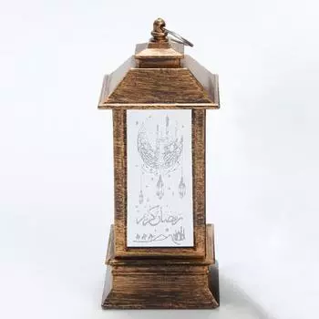 Прикроватная лампа с мягким освещением, работающая от батареек, изысканный узор в стиле ретро с петлей для подвешивания, электрическая свеча, подвесной фонарь, настольное украшение