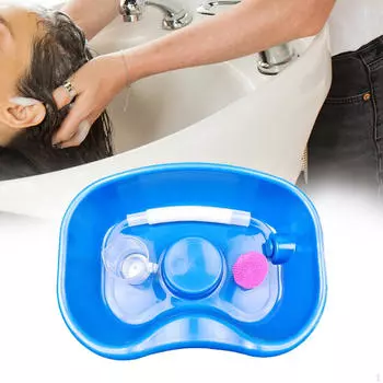 Прикроватная мойка для мытья волос с шампунем в ванне с обратной промывкой в кровати, станция для мытья головы с подушкой для головы розовый