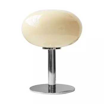 Прикроватная настольная лампа с железным основанием, симпатичная форма, простая современная элегантная лампа для домашней кнопки бежевый