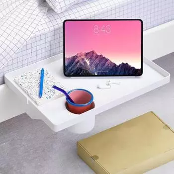 Прикроватная полка, двухъярусная кровать, столик, полка с подстаканником, прочная, выдерживает большие нагрузки, легкая чёрный