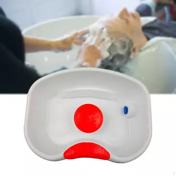 Прикроватная раковина для мытья волос с шампунем в подносе для раковины со шлангом для гостиной белый