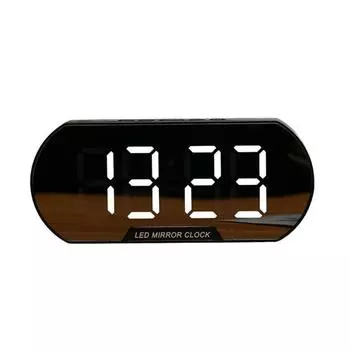 Прикроватные часы, многофункциональный дисплей температуры, 4 цвета, практичная зарядка через USB, настольный электронный светодиодный будильник для гостиной синий