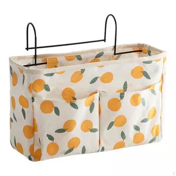 Прикроватные карманы-органайзеры, аксессуары, водонепроницаемый держатель для кровати для общежития колледжа оранжевый