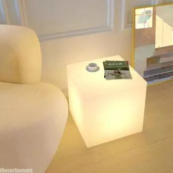 Прикроватный светильник Glow Cabinet White Cube, торшер 3D, декоративный диван, журнальный столик, прикроватная лампа, роскошные декоративные ночные светильники