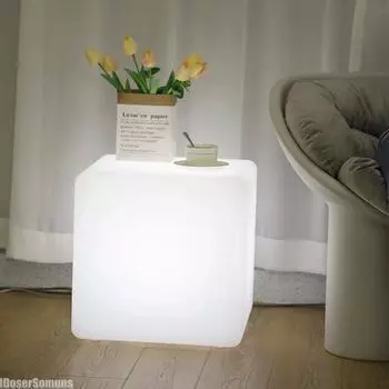 Прикроватный светильник Glow Cabinet White Cube, торшер 3D, декоративный диван, журнальный столик, прикроватная лампа, роскошные декоративные ночные светильники