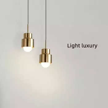 Прикроватный светильник Роскошный современный светильник для спальни, кабинета, одинарная люстра, скандинавский креативный светильник для ресторана, бара, подвесной светильник 7W&White light