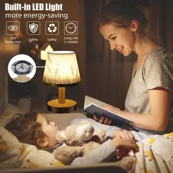 Прикроватный светильник с регулируемой яркостью, небольшие минималистичные настольные лампы, светодиодные светильники, тумбочка, ночник для чтения, декор комнаты