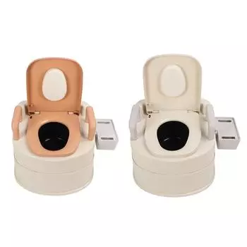 Прикроватный туалет-комод для взрослых, регулируемая высота с ручками, портативный прикроватный мобильный туалет Type 1