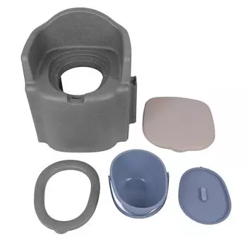 Прикроватный туалетный стул EPP с высокой несущей способностью, прочный нескользящий многофункциональный душ C