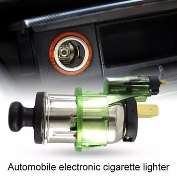 Прикуриватель в сборе, портативный пылезащитный металлический интерьер, безель прикуривателя автомобиля