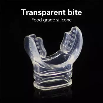 Прикус для дайвинга, Прикус для гигиены дайвинга, Оборудование для дайвинга, Дыхательная трубка, Прозрачный силиконовый прикус, Жидкий силиконовый прикус чёрный