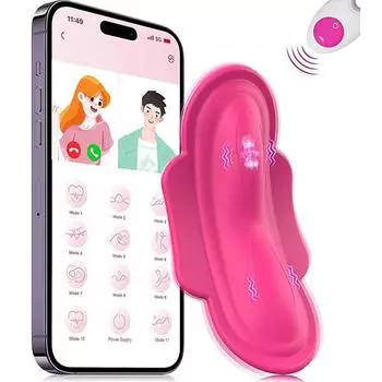Приложение для ношения трусиков с дистанционным управлением, вибраторы, секс-игрушки для женщин, клиторальный вибратор, розовая игрушка, стимулятор точки G, вагинальный дилдо с облизыванием языка, секс-игрушка