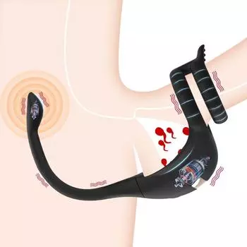 Приложение с дистанционным управлением, двойное кольцо, двойной шок, блокировка, кольцо со спермой, анальная пробка, вибратор для пары, секс-игрушки, кольцо для пениса с дистанционным управлением, товары для взрослых APP version