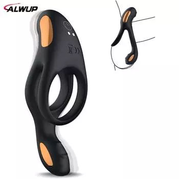 Приложение Вибрирующее кольцо на член с клитором Вибратор Кольцо на пенис Мужская секс-игрушка для взрослых Пара Кольцо на член Кольцо на пенис Задержка эякуляции