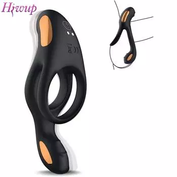 Приложение Вибрирующее кольцо на член с клитором Вибратор Кольцо на пенис Мужская секс-игрушка для взрослых Пара Кольцо на член Кольцо на пенис Задержка эякуляции