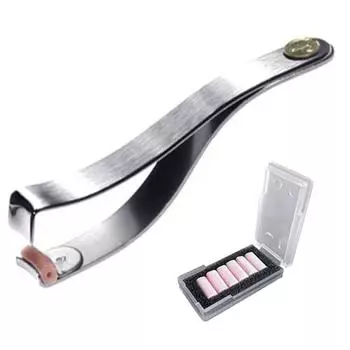 Prima Shogyo Curl Up C 2000 Щипцы для завивки ресниц из нержавеющей стали ручной работы с 6 сменными резинками