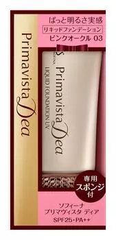 Prima Vistadia Instant Brightness Liquid Foundation UV от Pink Ocher 03 30 г [Производитель снят с производства] (х 1)