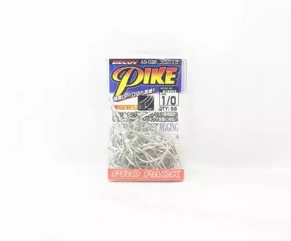 Приманка AS-03P Pro Pack Джиггинг Одиночная щука Размер 1/0 (6653)